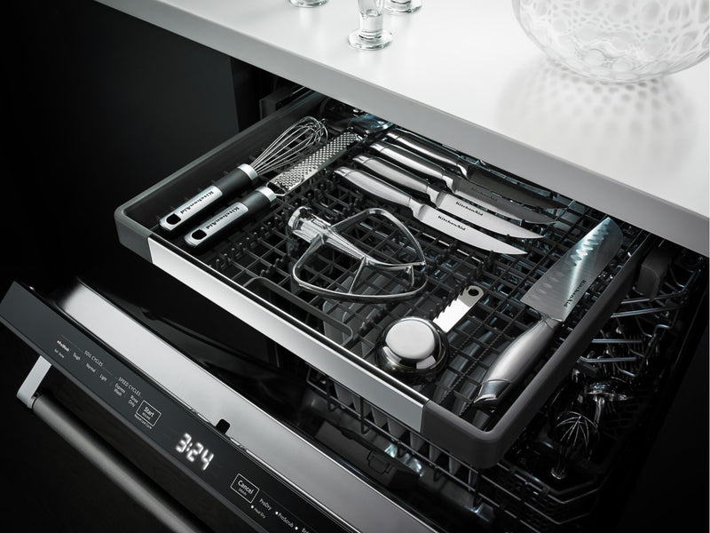 KitchenAid Built-In Top-Control Dishwasher with Dynamic Wash Arms – KDTM404EBS