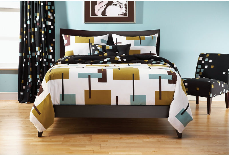 Reconstruction Twin Duvet Cover Set