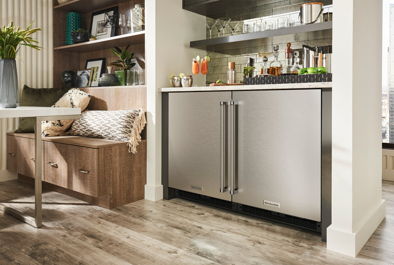 KitchenAid 24\" 5 Cu. Ft. Undercounter Refrigerator Refrigerator - Stainless Steel - KURR114KSB