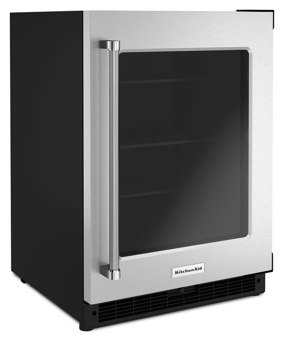 KitchenAid 24\" 5.2 Cu. Ft. Undercounter Refrigerator Refrigerator - Stainless Steel - KURR214KSB