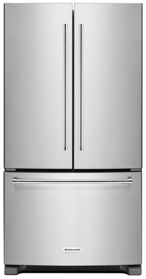 KitchenAid 25 Cu. Ft. French-Door Refrigerator with Interior Dispenser - Stainless Steel