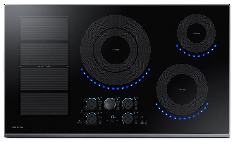 Samsung 36" Electric Induction Cooktop – NZ36K7880UG/AA - Electric Cooktop in Black