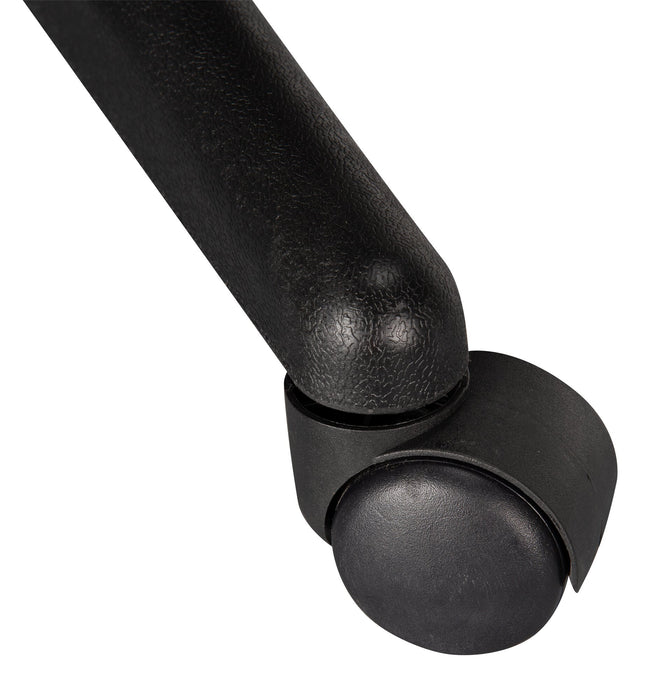 Leigh 16\" Office Chair - Black with Mesh Back