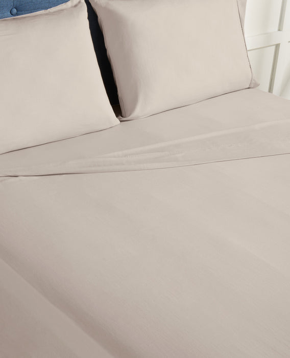 BEDGEAR Hyper-Linen™ Performance 4-Piece King Split Sheet Set - Beige