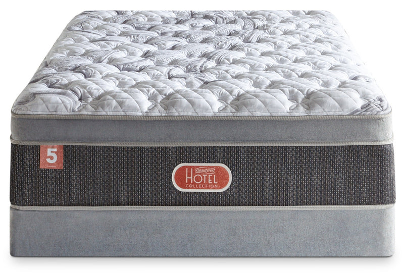 Beautyrest® Hotel Diamond 5 Plush Euro-Top Low-Profile Split Queen Mattress Set