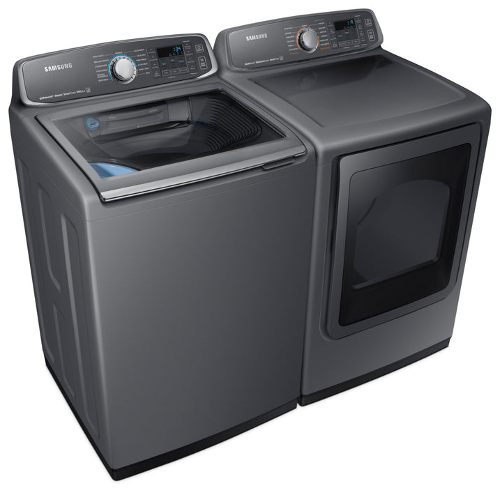 Samsung 6.0 Cu. Ft. Top-Load Washer and 7.4 Cu. Ft. Electric Dryer