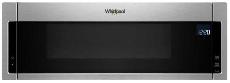 Whirlpool 1.1 Cu. Ft. Low-Profile Microwave Hood Combination – YWML75011HZ - Over-the-Range Microwave in Stainless Look