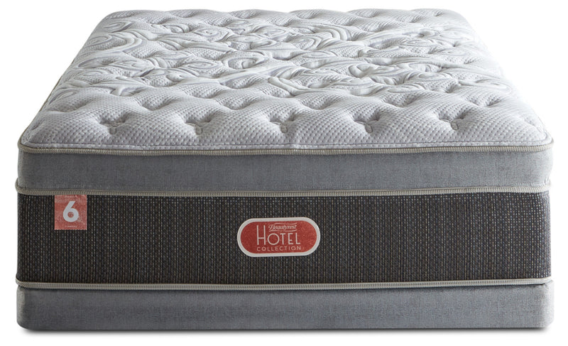 Beautyrest® Hotel Diamond 6 Plush Ultra Euro-Top Low-Profile Split Queen Mattress Set