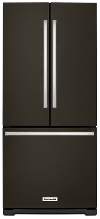 KitchenAid 20 Cu. Ft. French-Door Refrigerator with Interior Dispenser - KRFF300EBS