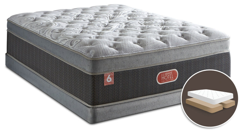 Beautyrest® Hotel Diamond 6 Plush Ultra Euro-Top Split Queen Mattress Set