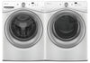 Amana 4.8 Cu. Ft. Front Load Washer and 7.4 Cu. Ft. Gas Dryer - White
