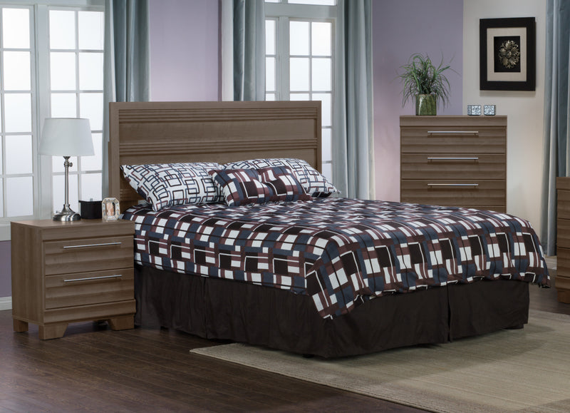 Olivia 5-Piece Queen Bedroom Package with Chest and Nightstand – Grey