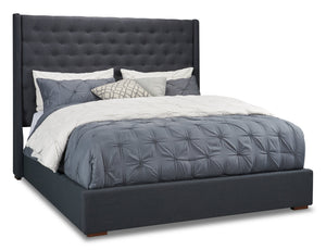 Madrid King Bed - Grey