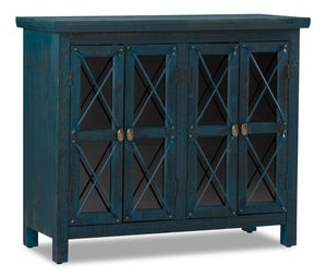Makati  Accent Cabinet – Blue|Armoire décorative Makati|MAKATACC