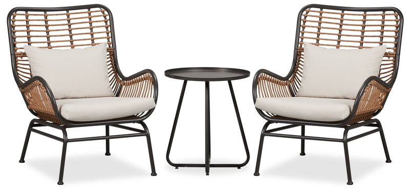 Maki 3-Piece Patio Dining Set 