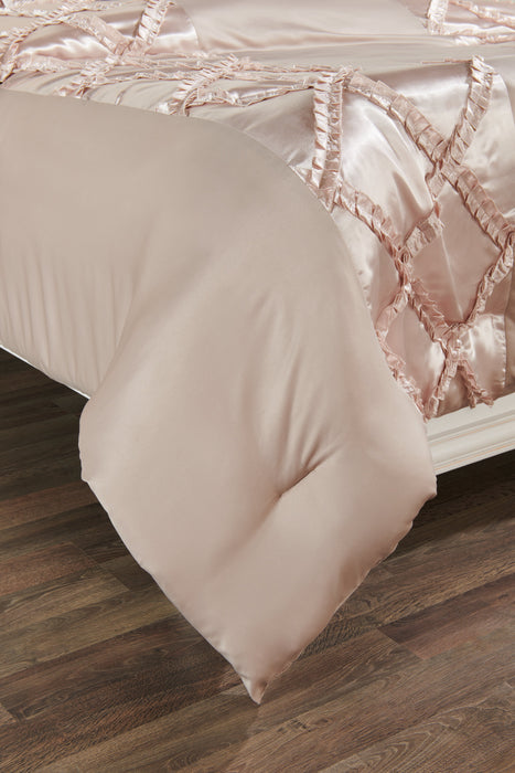 Margot 7-Piece Queen Comforter Set - Mocha