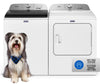 Maytag 5.4 Cu. Ft. Pet Pro Top-Load Washer and 7 Cu. Ft. Electric Dryer - White