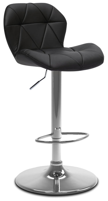Emry Adjustable Bar Stool, Set of 2 – Black