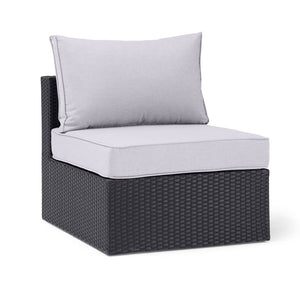 Minnesota Armless Patio Chair - Grey