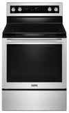 Maytag 6.4 Cu. Ft. Electric Range with AquaLift® and Self-Clean - Fingerprint Resistant Stainless Steel - YMER8800FZ