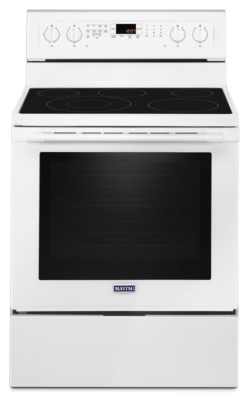 Maytag 6.4 Cu. Ft. Freestanding Electric Convection Range – YMER8800FW - Electric Range in White