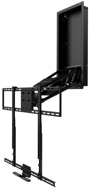 MantelMount MM750 Pull-Down TV Wall Mount with Soundbar Attachment