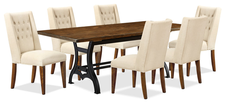 Alpine 7-Piece Dining Package – Beige