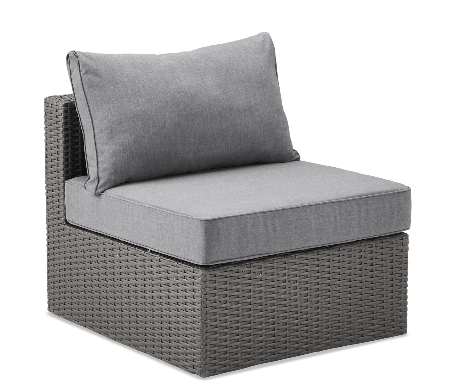 Morris Armless Outdoor Patio Chair - Hand-Woven Resin Wicker Morris Armless Outdoor Patio Chair - Hand-Woven Resin Wicker