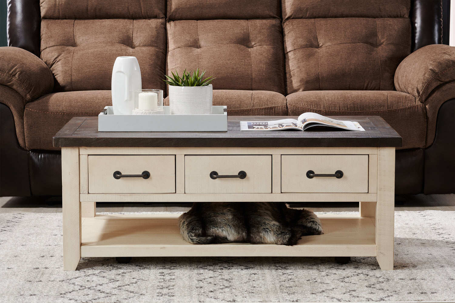 Brick coffee table sets discount