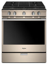 Whirlpool® 5.8 Cu. Ft. Smart Slide-in Gas Range with EZ-2-Lift™ Hinged Cast-Iron Grates