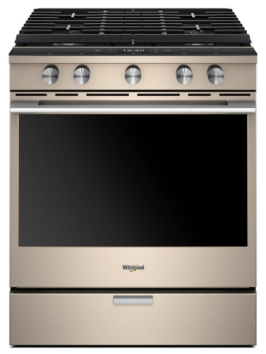 Whirlpool® 5.8 Cu. Ft. Smart Slide-in Gas Range with EZ-2-Lift™ Hinged Cast-Iron Grates
