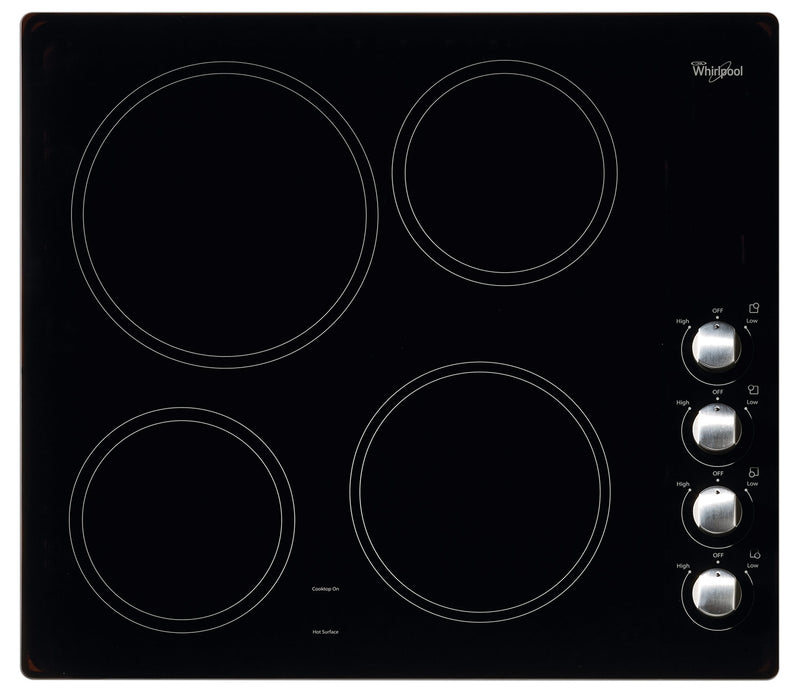 Whirlpool 24\" Electric Cooktop – WCE52424AB