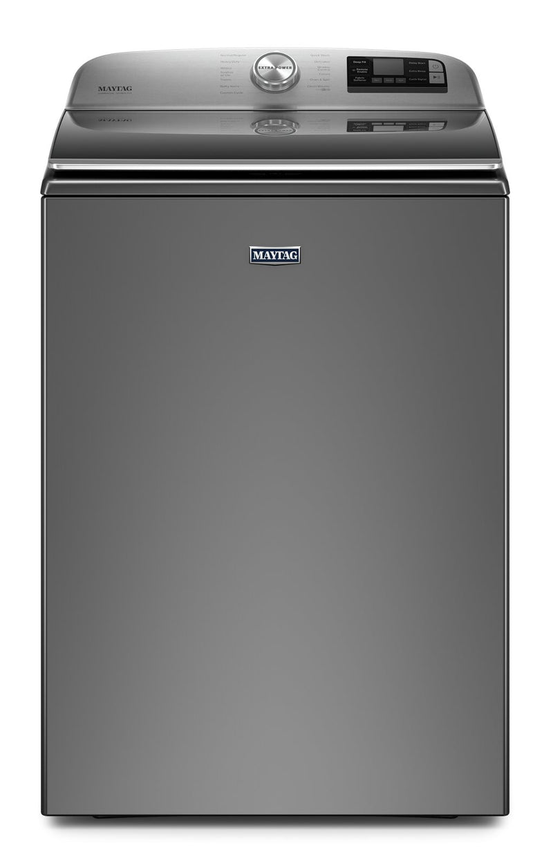 Maytag 6.0 Cu. Ft. Smart Top-Load Washer with Built-In Faucet - MVW7230HC - Washer in Metallic Slate