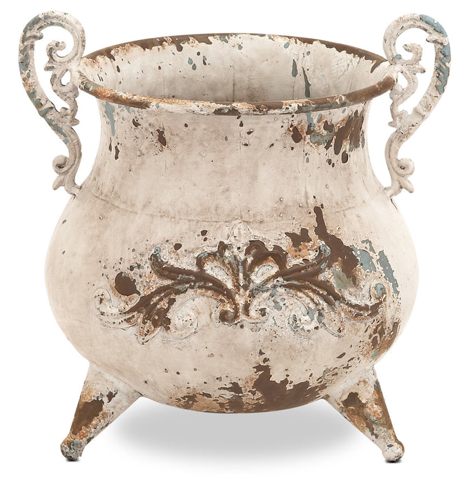 Metal Vase – 11\" x 11\"
