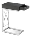 Turin Accent Table – Glossy Grey