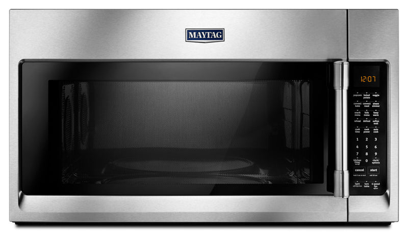 Maytag 1.9 Cu. Ft. Over-the-Range Microwave with 900 Watts Cooking - Fingerprint Resistant Stainless Steel - YMMV6190FZ