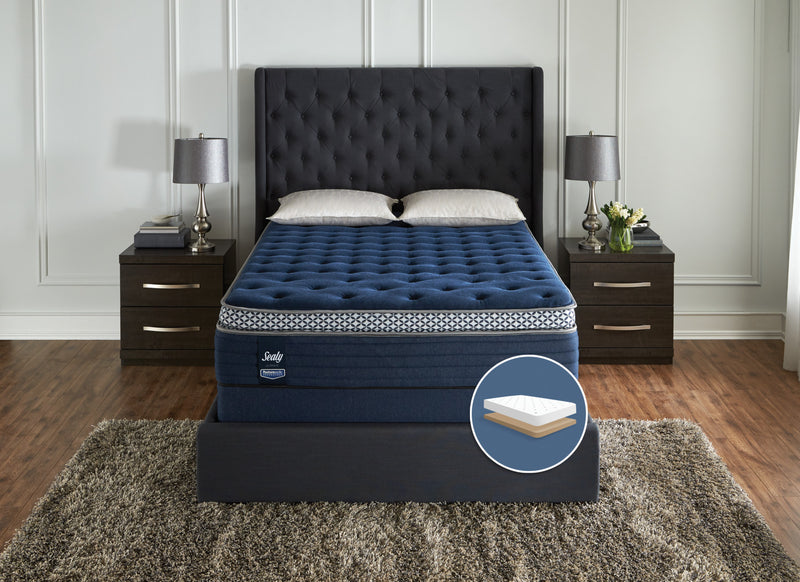 Sealy Posturepedic Ultimate Abbotswell Plush Pillow-Top Low-Profile Queen Mattress Set