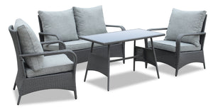Nassau 4-Piece Conversation Set - Grey | Ensemble de conversation Nassau 4 pièces - gris | NA2G4SET