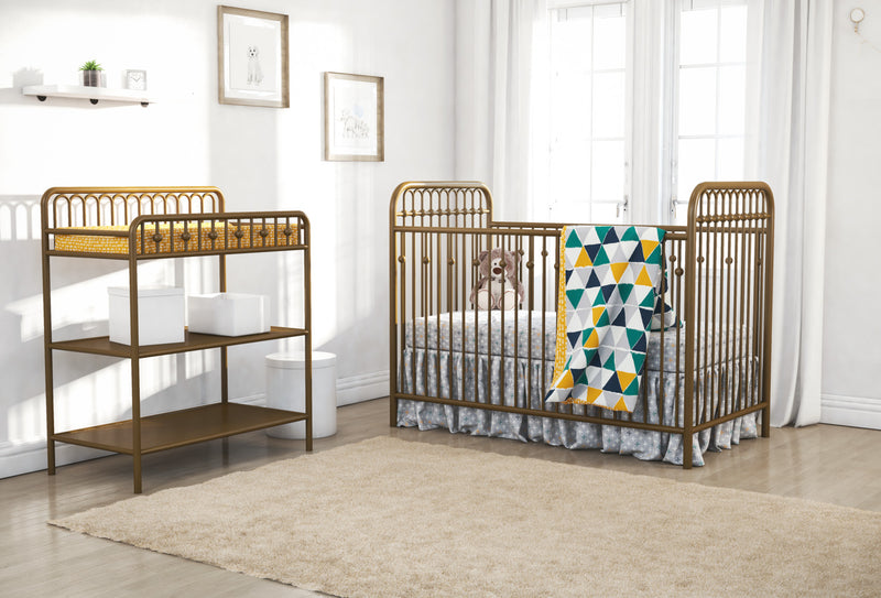 Monarch Hill Metal Changing Table – Gold