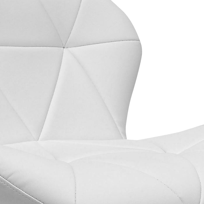 Emry Adjustable Bar Stool – White