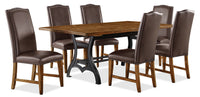Alpine 7-Piece Dining Package – Brown