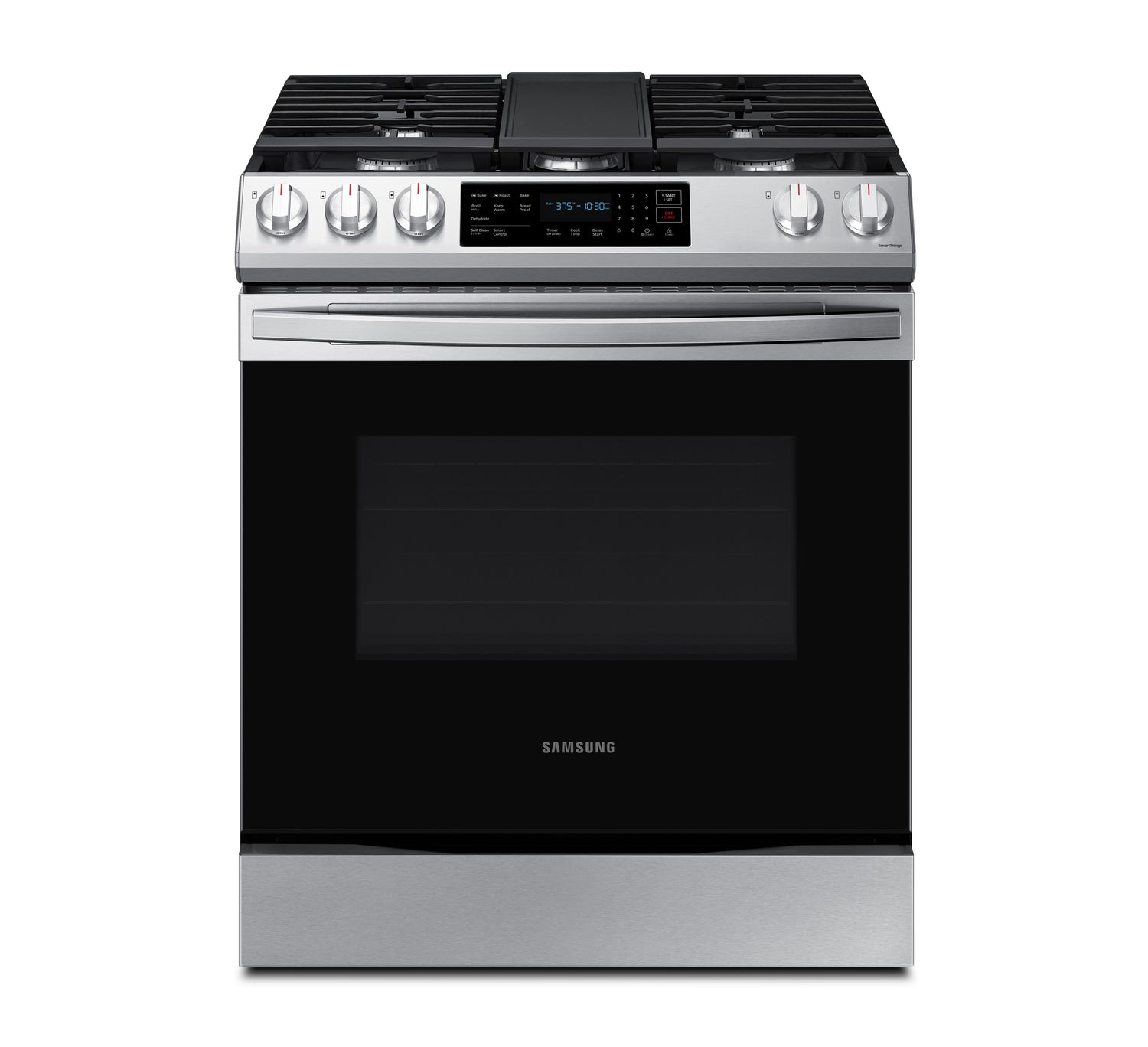 Samsung 6.0 Cu. Ft. SlideIn Gas Range with Fan Convection NX60T8
