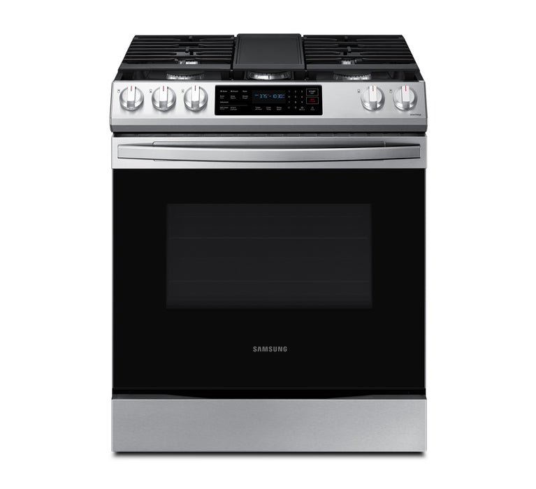 Samsung 6.0 Cu. Ft. SlideIn Gas Range with Fan Convection NX60T8
