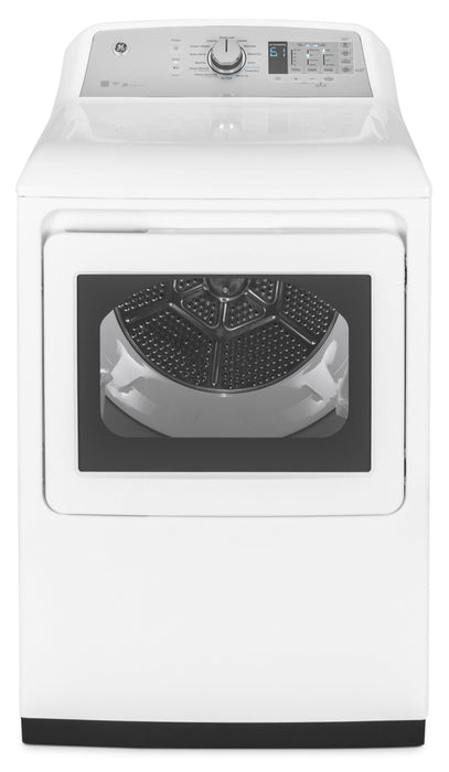 GE 7.4 Cu. Ft. Aluminized Alloy Drum Electric Dryer with HE Sensor Dry – GTD75ECMLWS