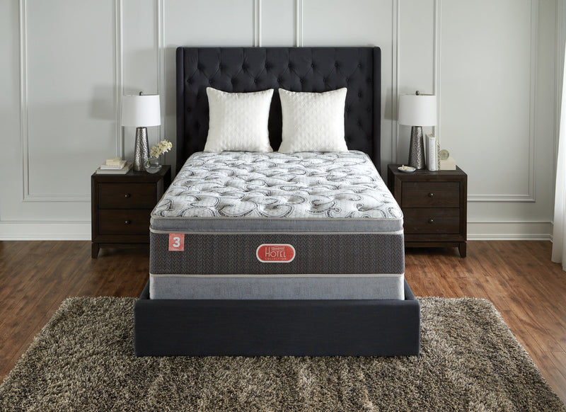 Beautyrest® Hotel Diamond 3 Firm Hi-Loft Pillow-Top Full Mattress Set