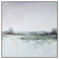 Framed Misty Morning Canvas - 48” x 48”  