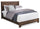 ["Olivia Panel Bed with Headboard & Frame, Made in Canada, Grey - Queen Size"]