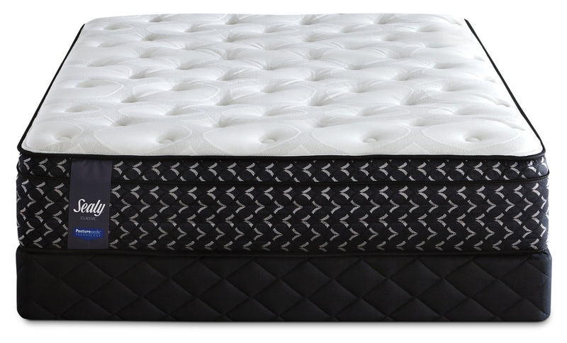 Sealy Posturepedic Crimsan Firm Euro-Top Queen Mattress Set