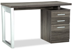 Oscar Reversible Desk - Distressed Grey