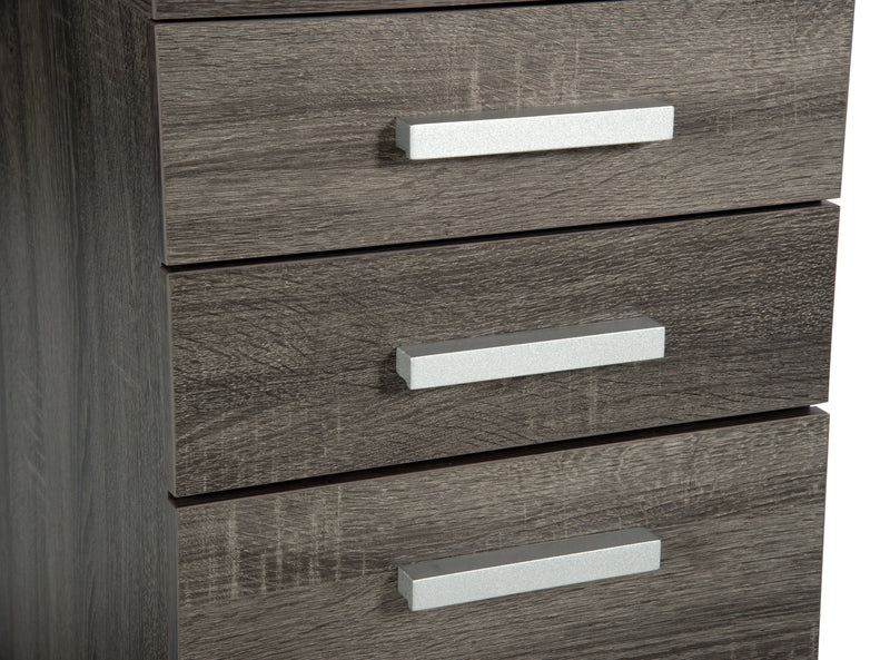 Oscar 47\" Reversible Office Desk with Storage - Grey